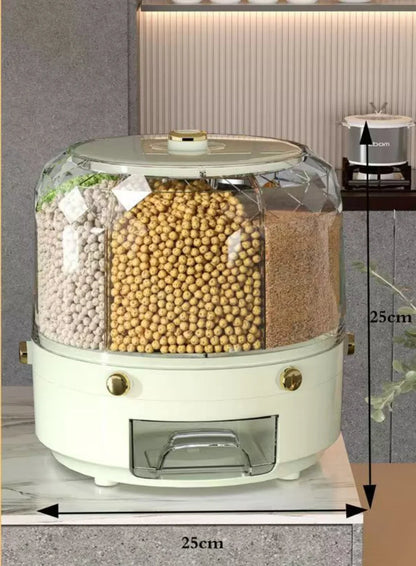 Kitchen 360 Degree Rotating Storage Box