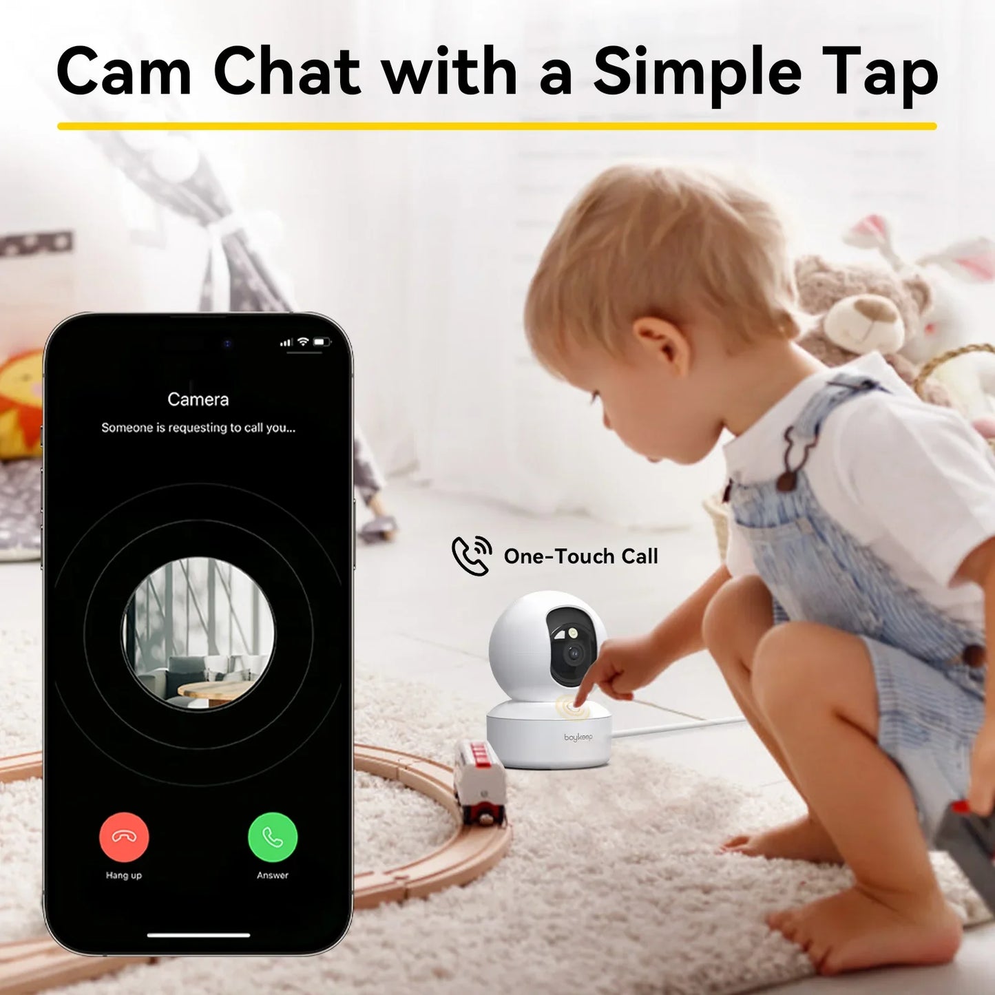 Indoor Security IP Smart Monitor Camera