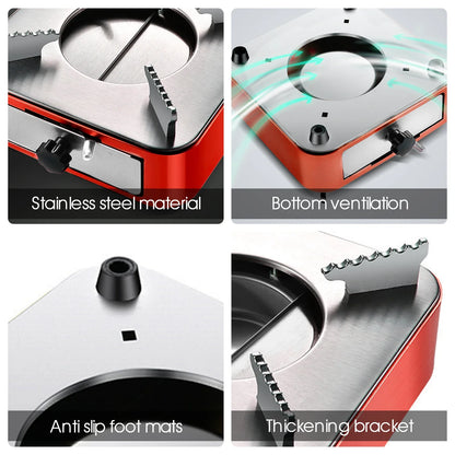 Mini  Stainless Steel Pull-Out Camping Stove