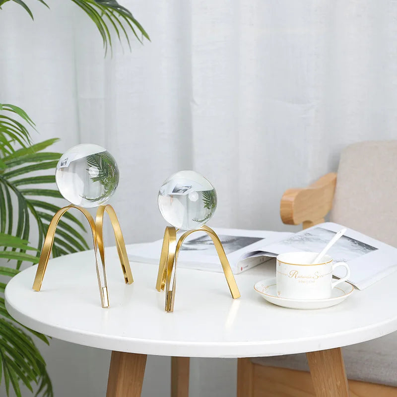 Nordic Light Luxury Crystal Ball Ornaments