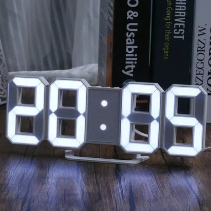 3D LED Digital Alarm Wall Clock