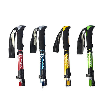 Outdoor Portable Fold Walking Hiking Stick