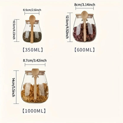 Kitchen 1pc Airtight Food Containers Storage Pot
