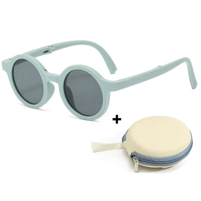 Kids Sun Protection Sunglasses+Storage Box