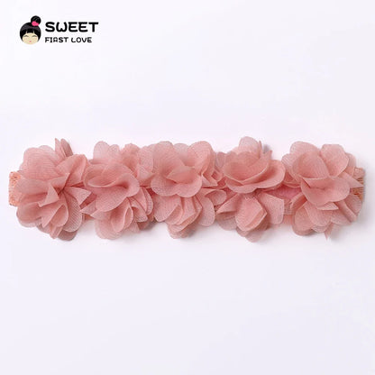 Baby Soft Elastic Cute Flower Hairband