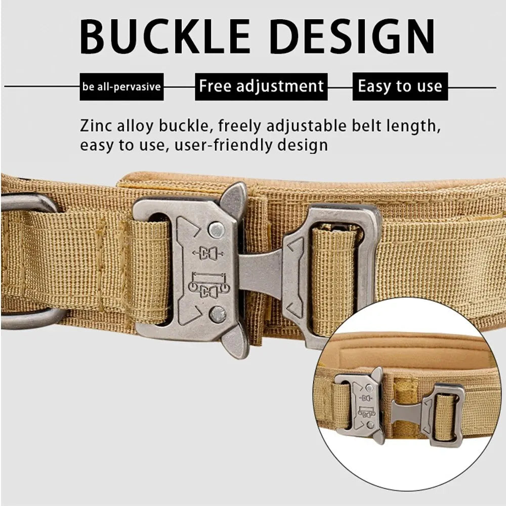 Pet Outdoor Nylon Tactical Collar