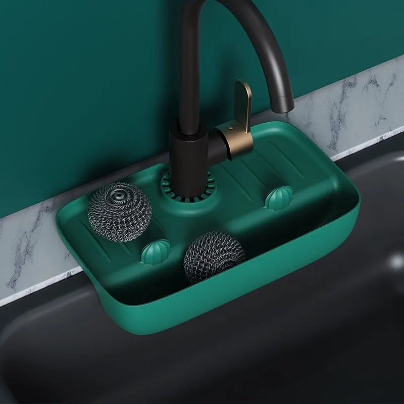 Household Silicone Sink Drain Rack