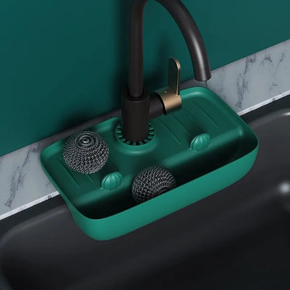 Household Silicone Sink Drain Rack
