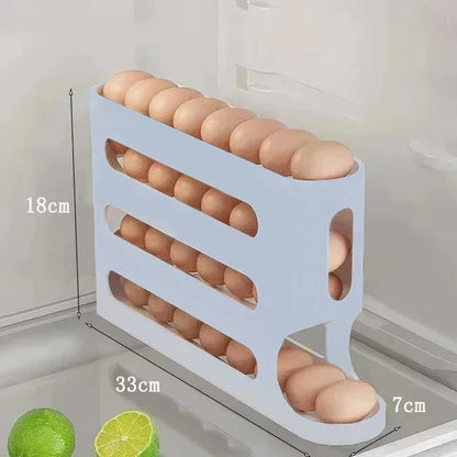 Ladder Style 2-4-layer Slide Egg Storage Box