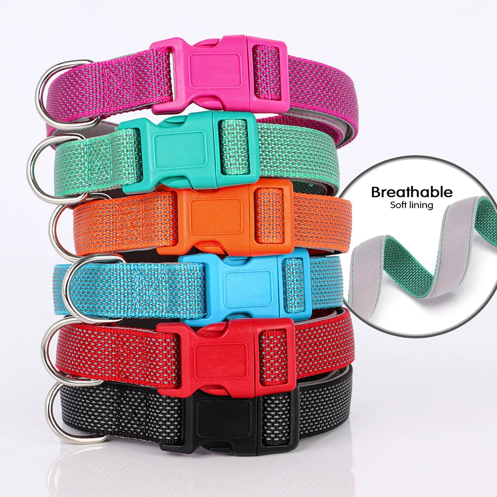 Dog Durable Reflective Nylon Collar