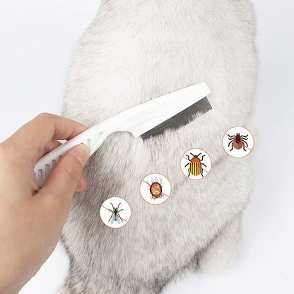 Dog Hair Removal Stainless Steel Flea Comb