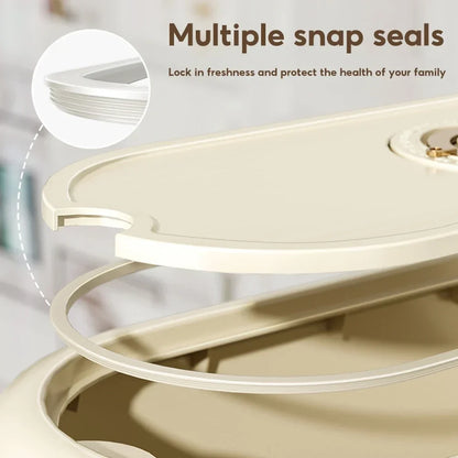 Dry Food Rice Storage Dispenser Box