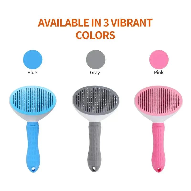Cat Stainless Steel Hair Brush