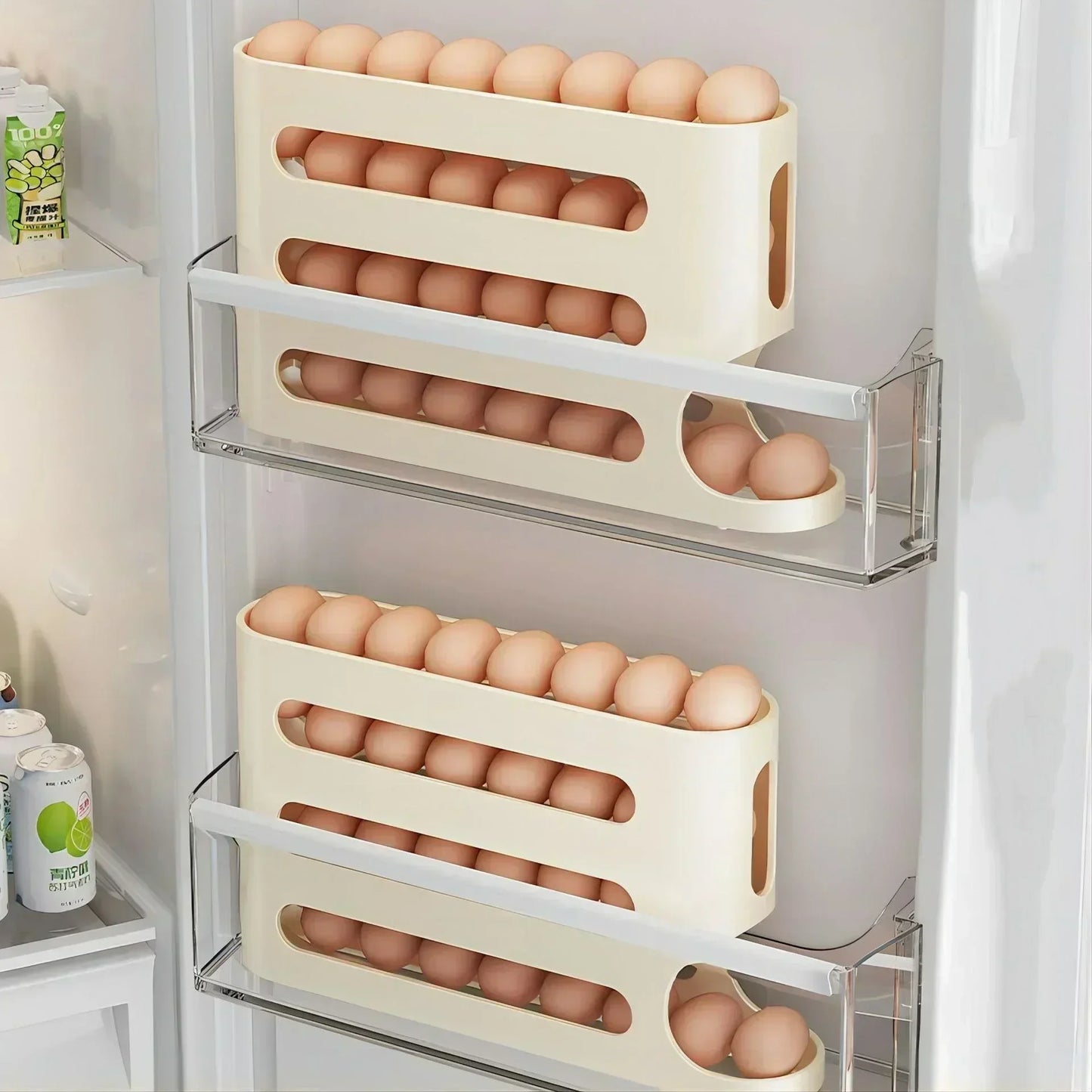 Ladder Style 2-4-layer Slide Egg Storage Box