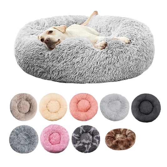 Dog Washable Winter Warm Round Bed