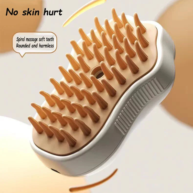 Cat 3 in 1 Electric Steam Massage Brush