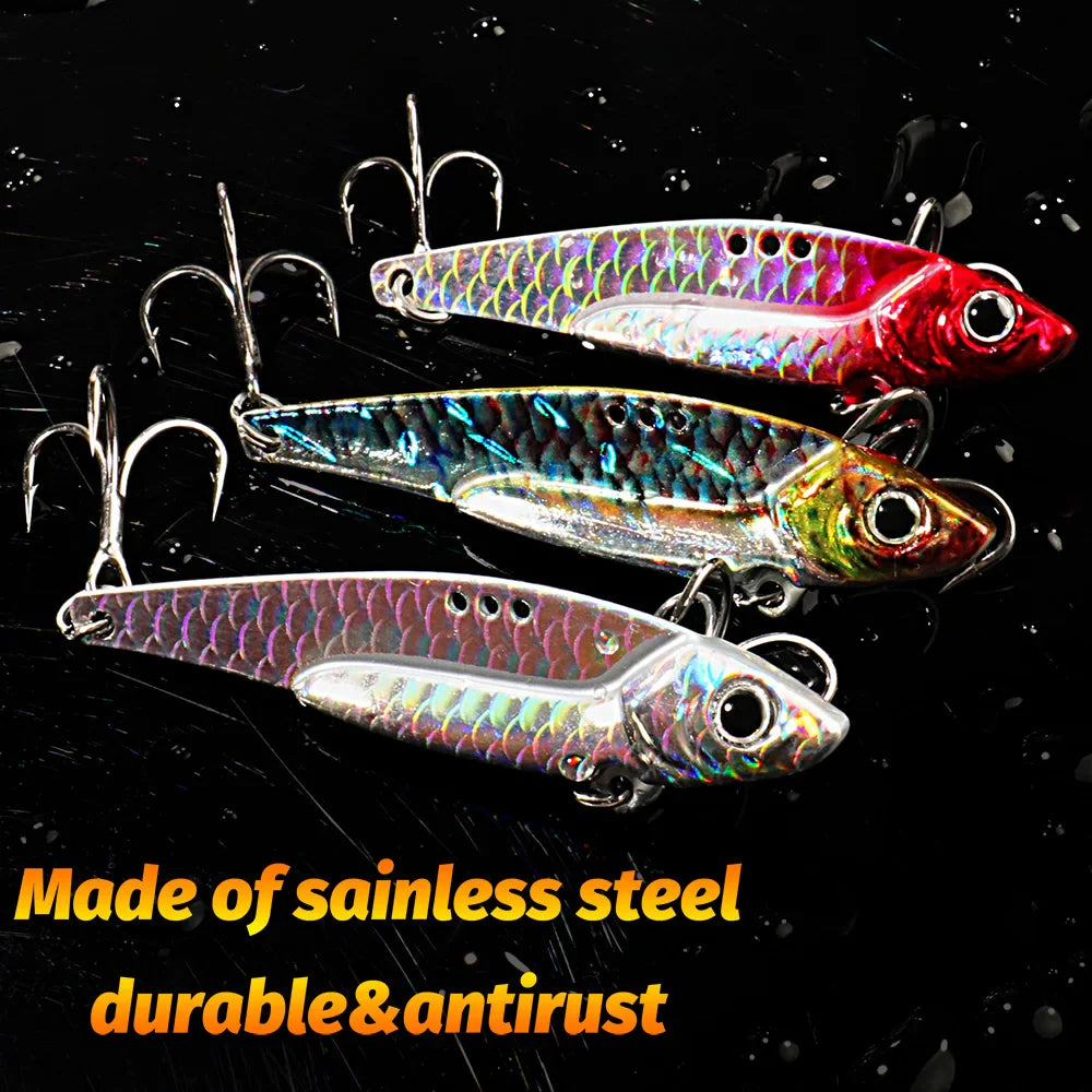 Metal Sinking Blade Treble Hook