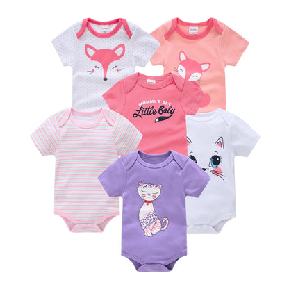 Baby Cotton Short Sleeve Bodysuit