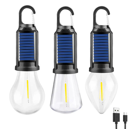 Solar Powered LED Camping Lamp