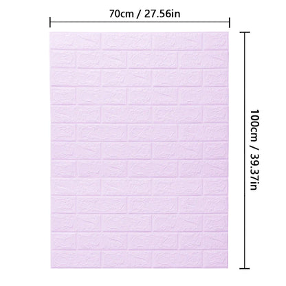 3D Brick Wallpaper Foam Wall Sticker
