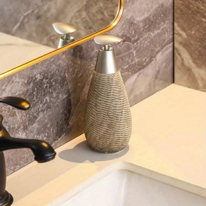 Retro Style Ceramic Push-Type Soap Dispenser