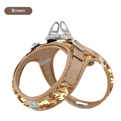 Dog Truelove Floral Printing Mesh Harness