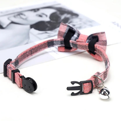 Pet Elastic Adjustable Collar Bow Tie