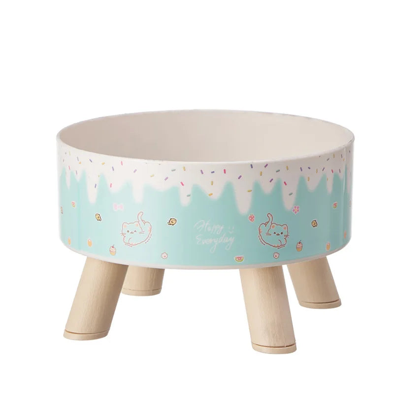Pet Fashion Cartoon Colorful Feeding Water Bowl