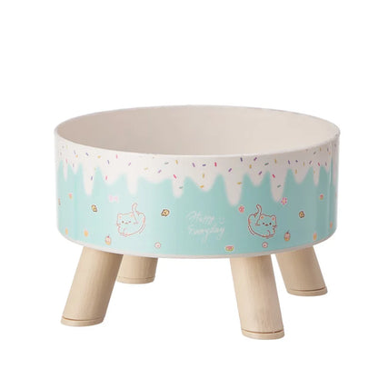 Pet Fashion Cartoon Colorful Feeding Water Bowl