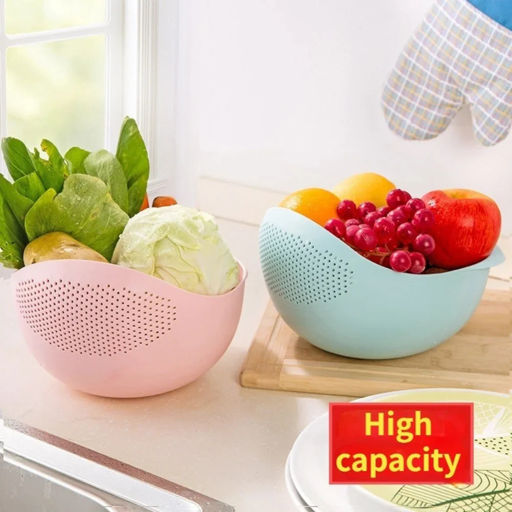 Rice Sieve Colander Washing Filter Basket