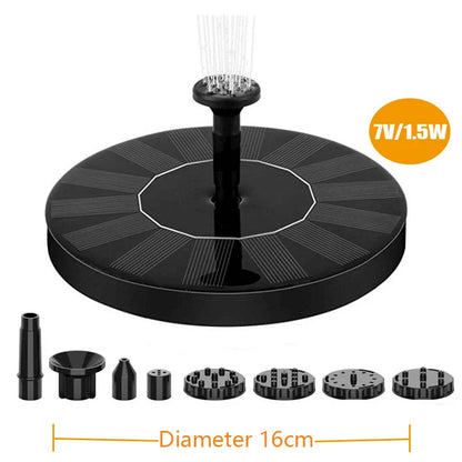 Outdoor Solar Bird Bath Fountain Pump