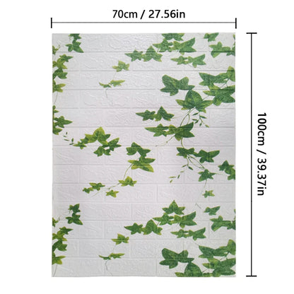 3D Brick Wallpaper Foam Wall Sticker