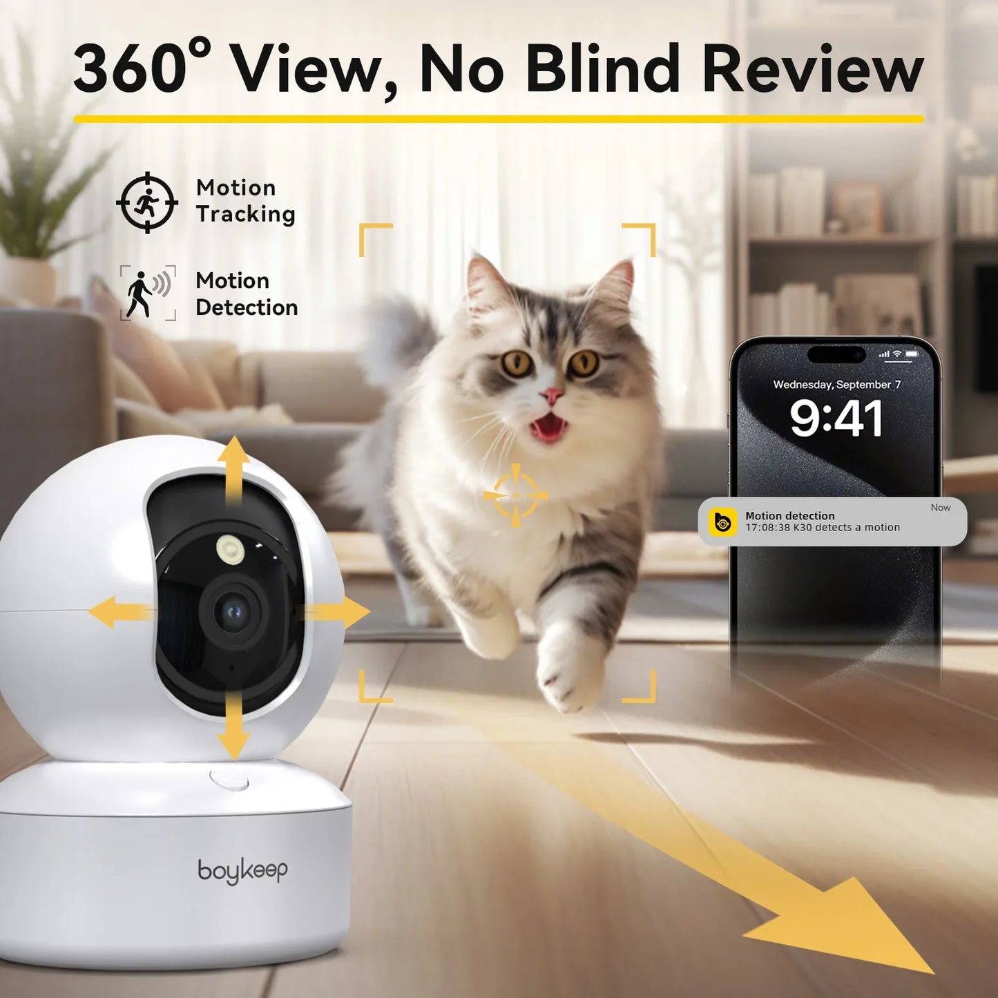 Indoor Security IP Smart Monitor Camera
