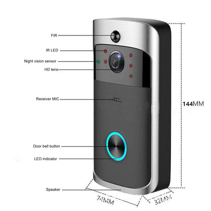 V5 Video Wifi Wireless Doorbell Smart Camera