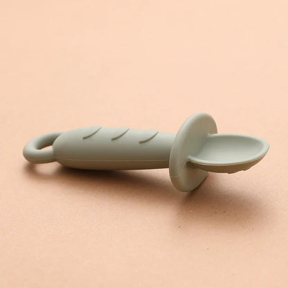 Baby Silicone Self Feeding Spoon