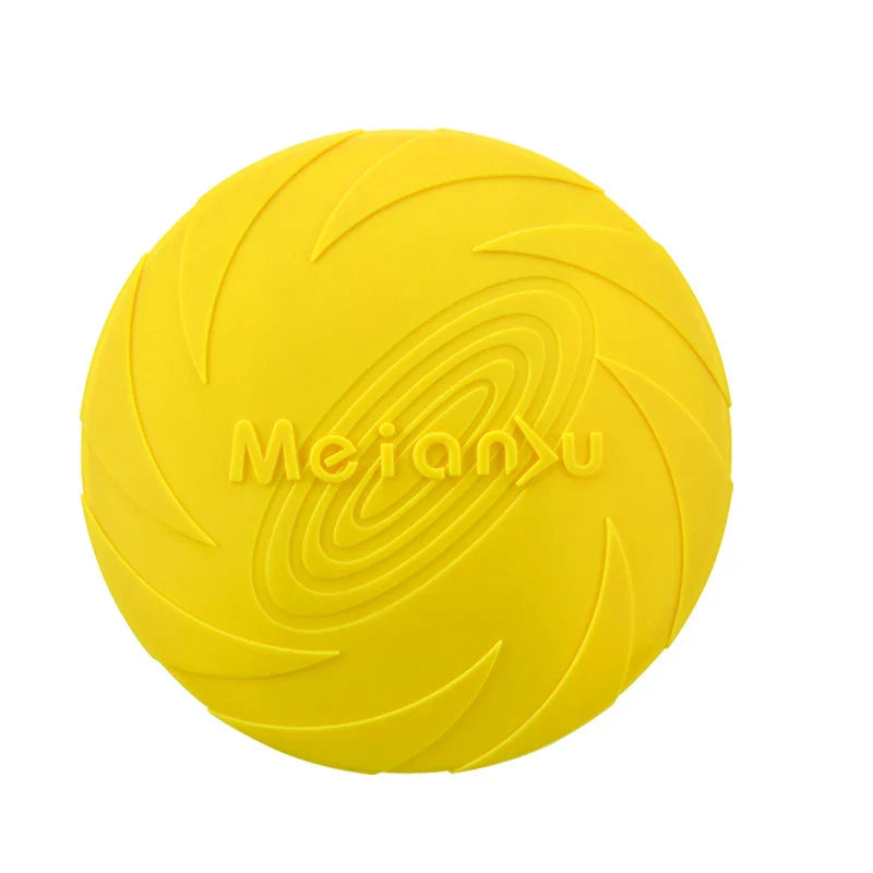 Dog Silicone Flying Disc Chew Toy