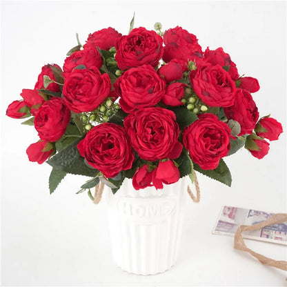 Fake Roses Silk Peony Artificial Flowers Cheap