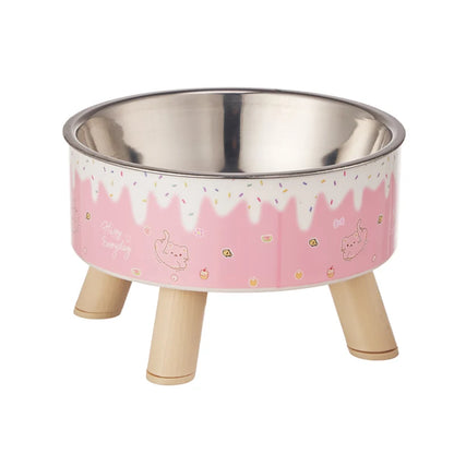 Pet Fashion Cartoon Colorful Feeding Water Bowl