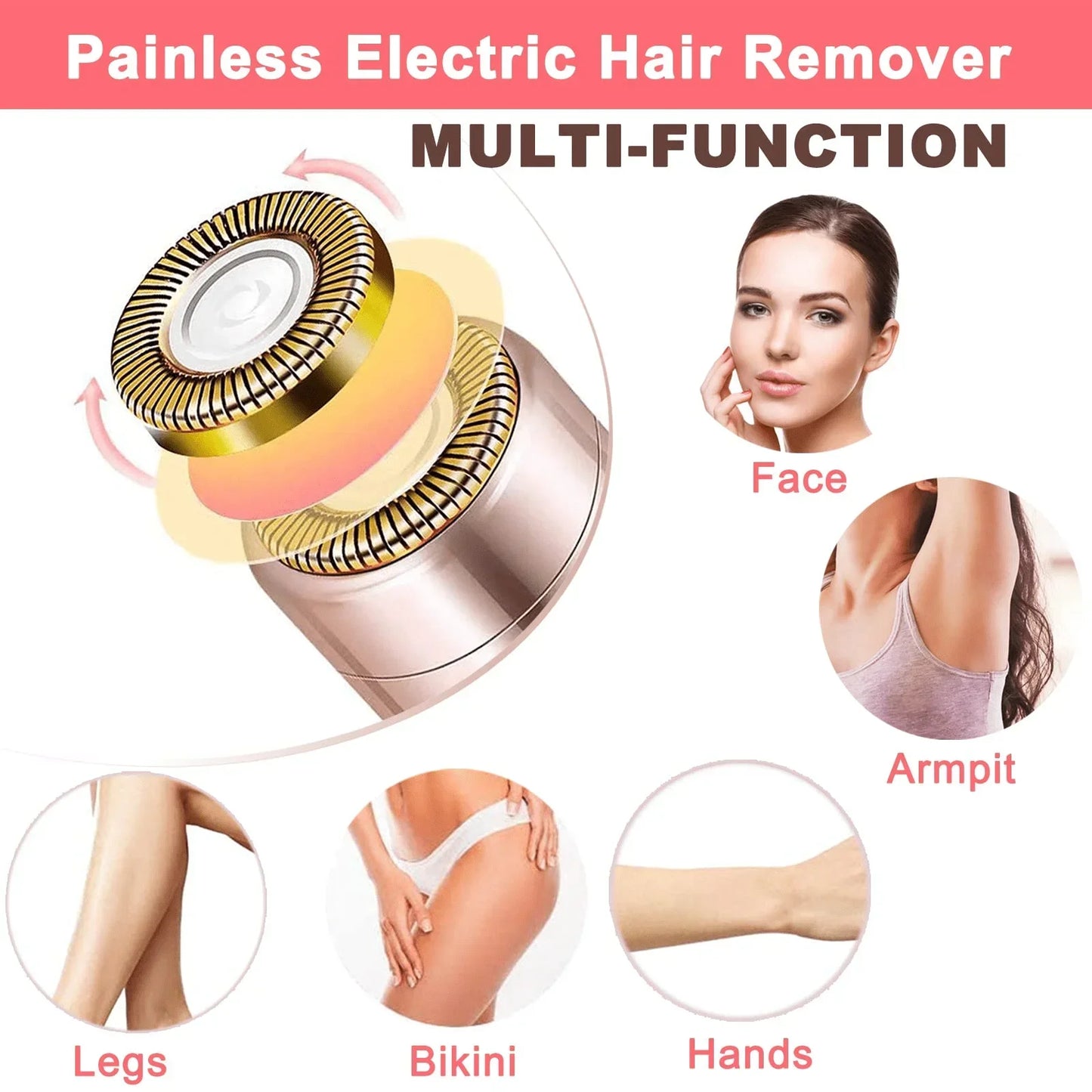 Electric Facial Hair Removal Trimmer